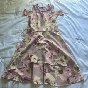 Kids Girl Size 16 Formal Lilac Dress